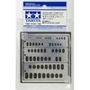 Tamiya šablonai: apvalūs 1–12,5 mm ir suapvalinti stačiakampiai 1–6 mm, 74154