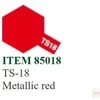 Tamiya TS-18 purškiami dažai, metalinė raudona, 100 ml