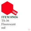 Tamiya TS-36 purškiami dažai – fluorescencinė raudona, 100 ml