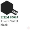 Tamiya TS-63 NATO Juodas purškiami dažai 100 ml