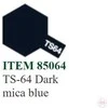 Tamiya TS-64 purškiami dažai – Dark Mica Mėlyna, 100 ml