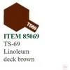 Tamiya TS-69 purškiami dažai – Linoleum Deck Brown, 100 ml