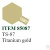 Tamiya TS-87 purškiami dažai – Titanium Gold, 100 ml