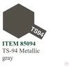 Tamiya TS-94 purškiami dažai – metalinė pilka (Metallic Gray), 100 ml