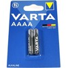 Varta AAAA šarminės baterijos LR61 E96, 1,5 V, 2 vnt.