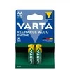 Varta Phone Power AA 1600mAh įkraunamos baterijos, 2 vnt.