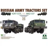 Vilkikų KZKT-537L ir MAZ-537 surenkamų modelių rinkinys Takom 1/72 5003