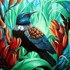 Wizardi Deimantinis paveikslas Birdie WD230 38*38 cm