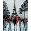 Wizardi Deimantinis paveikslas Paris in Rain WD156 38*48 cm