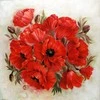 Wizardi Deimantinis paveikslas Scarlet Poppies WD2470