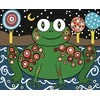 Wizardi Tapybos pagal skaičius rinkinys: Frog 16.5x13 cm MINI004