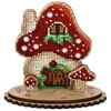 Wonderland Crafts Karoliukų siuvinėjimo rinkinys ant medžio su PRECIOSA, 10x10 cm