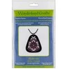 Wonderland Crafts Karoliukų siuvinėjimo pakabuko rinkinys, dirbtinė oda, PRECIOSA