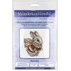Wonderland Crafts Siuvinėjimo kryželiu rinkinys ant plastiko – Kalėdinis eglutės žaisliukas