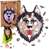 PuzzleOK Medinė dėlionė 73 vnt. - Sibiro haskis