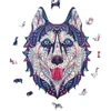 PuzzleOK Medinė dėlionė 123 vnt. - Sibiro haskis