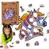 PuzzleOK Medinė dėlionė 63 vnt. - Vienaragis