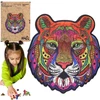 PuzzleOK Medinė dėlionė 126 vnt. - Didingasis tigras