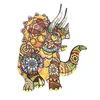 PuzzleOK Medinė dėlionė 74 vnt. - Triceratopsas