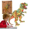 PuzzleOK Medinė dėlionė 129 vnt. - Tiranozauras Rex