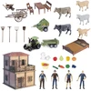 ProNice BIG SET FARM ŪKINIS ŪKINIS NAMAS ŪKININKŲ SVORIAI NAMIEKIŲ PRIEDAI