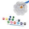 Pronice GIPSINĖ FIGŪRA GĖLĖMS DAŽYTI LITTLE ARTIST ARTIST SET PAINTS