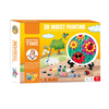 Pronice GIPSINĖ FIGŪRA GĖLĖMS DAŽYTI LITTLE ARTIST ARTIST SET PAINTS