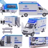 Lean Toys LeanToys sunkvežimių policijos greitosios pagalbos policijos neštuvų atidarymo durų garso lemputė
