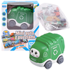 ARTYK MINI AUTKO šiukšliavežis su pavara Dėlionė 20 el TOY 2in1 EDU&FUN automobilis