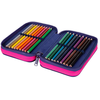 Cool Pack Forminis trijų skyrių penalas su priedais CoolPack Jumper 3 Gradient Frape E67508