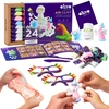 Pronice Rinkinys lengvas plastilinas Biel&amp;Pastele 24kol 20024