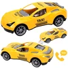 Siku TAKSI AUTOMOBILIS SPORTINIS AUTOMOBILIS TAKSI GELTONOS SPALVOS ŽAISLAI VAIKAMS