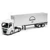 *WELLY AUTO metalinis, 1:32 MAN TGX su priekaba, kartingas