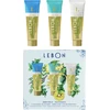 Dantų šepetėlis LEBON Mėlyna Mood dantų pastų rinkinys 3 x 25 ml