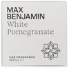 Max Benjamin Kvapo automobiliui papildymas Baltas POMEGRANATE