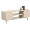 Luco TV staliukas Focus 135cm Cashmere/Auksinis