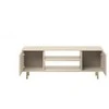 Luco TV staliukas Focus 155cm Cashmere/Auksinis