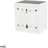 BEMKO SOLAR RUBIC 2.5W 3000/4000/6000K 300LM IP65 PIR LED prožektorius (baltas))