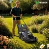 Akumuliatorinė vejapjovė Wuber W04802, 38 cm; 40 V; su 2 akumuliatoriais ir įkrovikliu