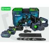 Akumuliatorinis grandininis pjūklas Wuber W04201, 20V