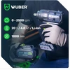 Akumuliatorinis smūginis veržliaraktis Wuber 1000 Nm 4,0 Ah