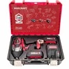 Akumuliatorinis smūginis veržliasukis Worcraft 3/4'' 1800Nm 20V LI-ION (XCUBE dėžė)