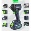Akumuliatorinis smūginis veržliasukis Wuber W04602, 20V, 600 Nm
