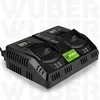 Dvigubas akumuliatorių įkroviklis Wuber W04011, 21,5 V