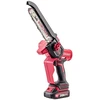 Grandininis pjūklas Akumuliatorinis grandininis mini pjūklas WORCRAFT 8" 20V LI-ION 2x2.0Ah