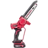 Grandininis pjūklas Akumuliatorinis grandininis mini pjūklas WORCRAFT 8" 20V LI-ION 2x2.0Ah