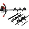 Red Technic Raudona Technic Benzinins žemės grąžtas Raudona Technic RTSWG0106 su 3 grąžtais ir prailgintuvu