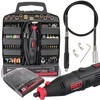 Red Technic Raudona Technic Mini tiesinio šlifuoklio/graviruoklio rinkinys 300 vnt. Raudonas TECHNIC RTSPT0047