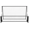 2-1 Futbolo vartai su atmušimo sienele, 202x104x120cm, plienas