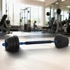 2-in-1 hantelių ir štangos rinkinys 30 kg Juoda ir mėlyna